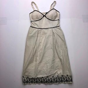 ​Madison Leigh Petite 10P White Sleeveless Above Knee Dress